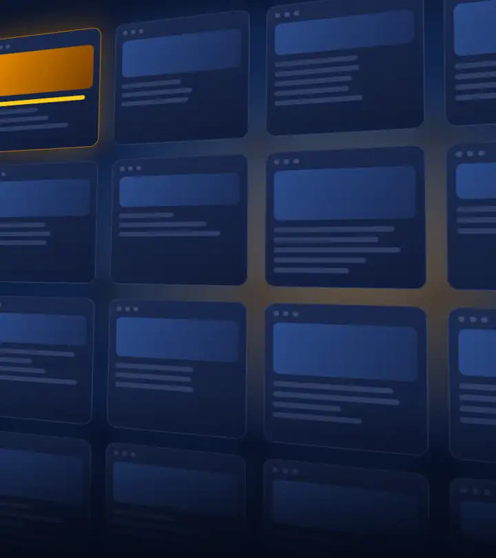 Медиа-стена из страниц портала